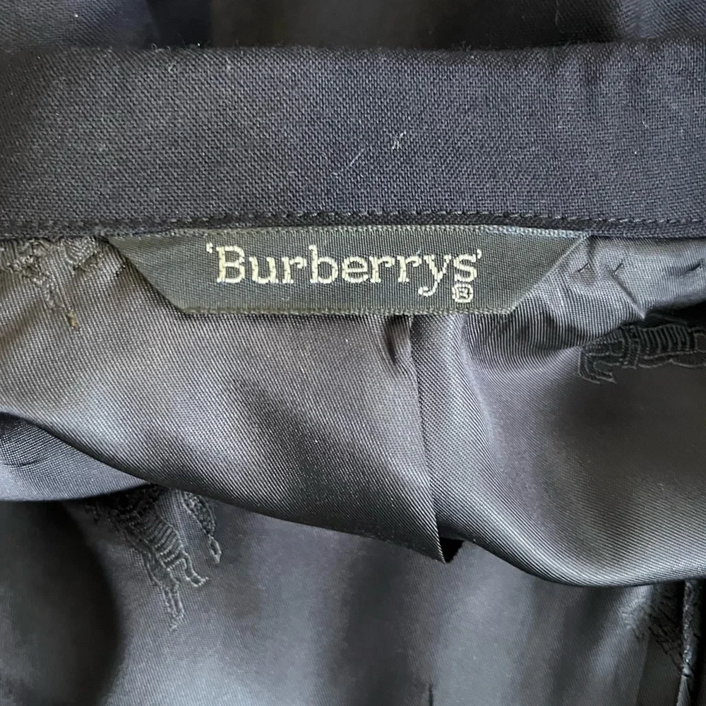 Burberrys vintage USA gold button wool Navy Blazer jackets suit Size 42R READ